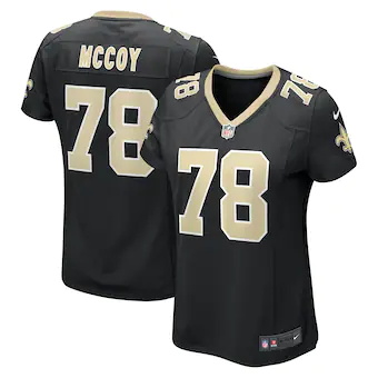 womens nike erik mccoy black new orleans saints game jersey